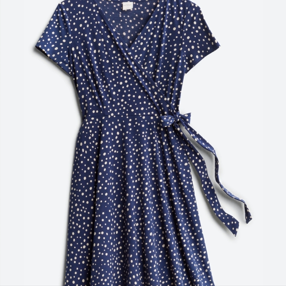 KAILEIGHArnett Faux Wrap Knit Dress